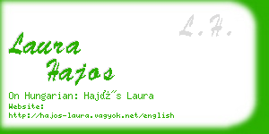 laura hajos business card